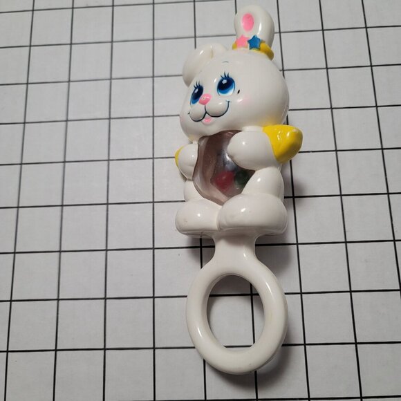 Angel‎ Bunny Baby Rattle Toy, Vintage, 7" - Picture 6 of 9